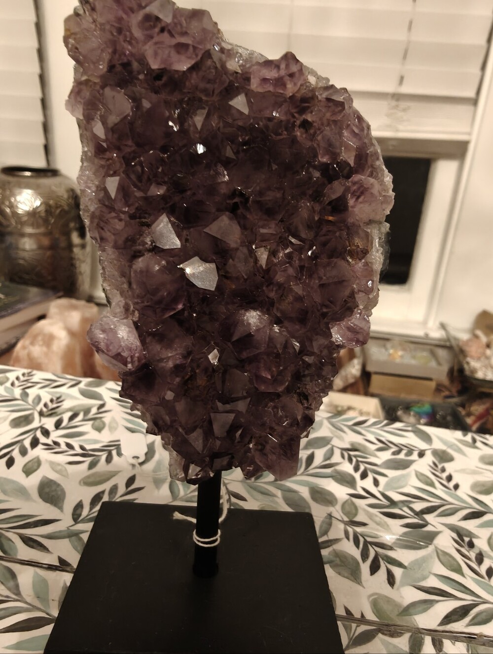 Beautiful Amethyst On Stand